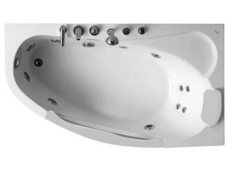 Купить Ванна гидромассажная акриловая Gemy G9046 B L/R, 161 х 96 x 68 см
