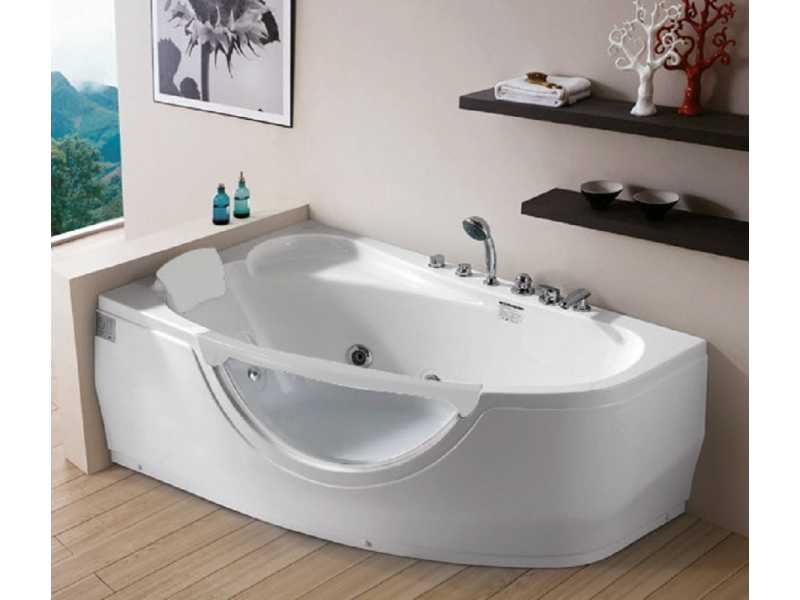Купить Ванна гидромассажная акриловая Gemy G9046 B L/R, 161 х 96 x 68 см