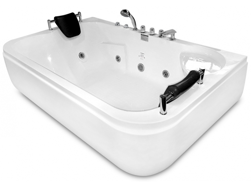 Купить Ванна гидромассажная акриловая Gemy G9085 B L/R 180 х 116 x 69 см, встраиваемая, белая, левая/правая