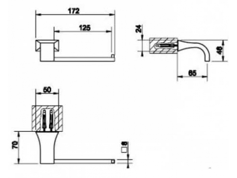 Купить Крючок Gessi Mimi 33321/031