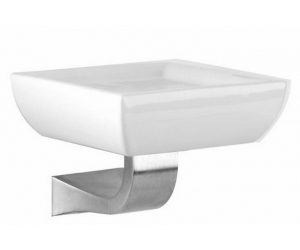 Мыльница Gessi Mimi 33201.031, матовое стекло