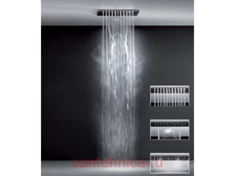 Купить Потолочный душ Gessi Private Welness Minimali 32947/238, 350*350 мм, 3 режим струи, наружная часть