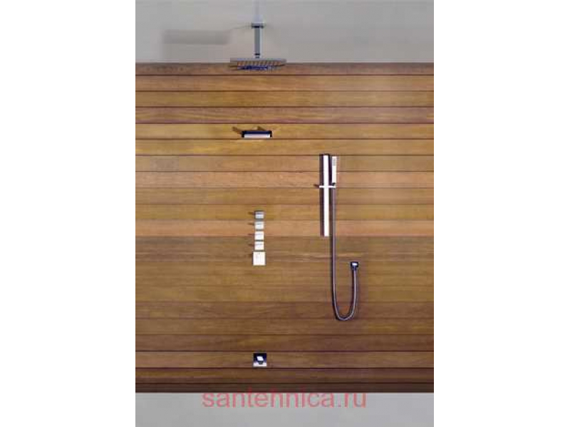 Купить Потолочный душ Gessi Private Welness Minimali 32947/238, 350*350 мм, 3 режим струи, наружная часть