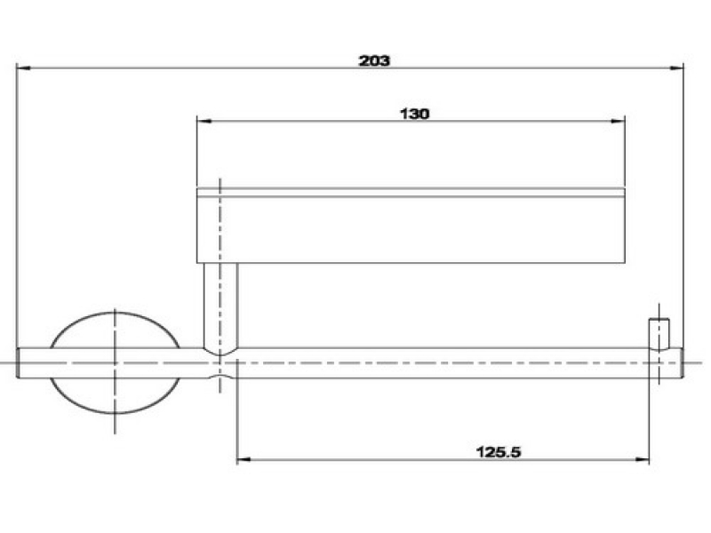 Купить Бумагодержатель Gessi Minix 15549.031 с крышкой
