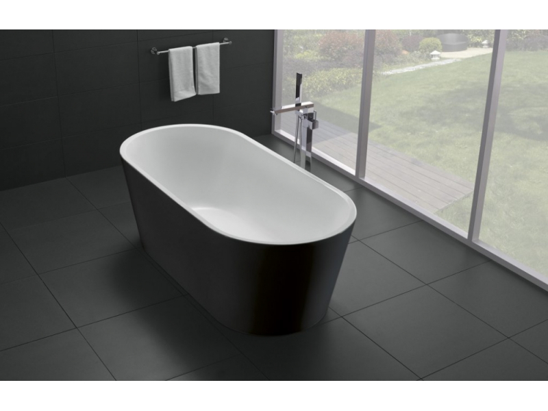 Купить Акриловая ванна BelBagno BB71-1700-NERO, 1700x800x600