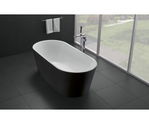 Акриловая ванна BelBagno BB71-1700-NERO, 1700x800x600