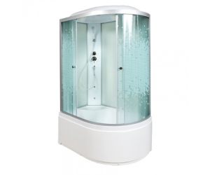 Душевая кабина Deto L 920 L/R, 120 x 80 см, с крышей, с гидромассажем
