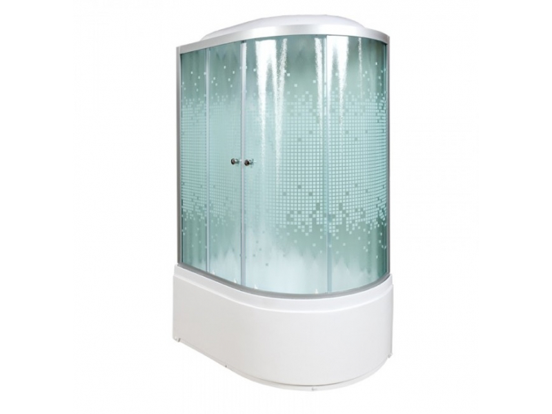 Купить Душевая кабина Deto L 920 L/R, 120 x 80 см, с крышей, с гидромассажем