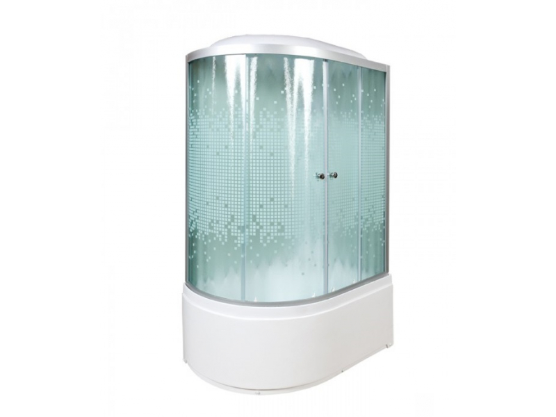 Купить Душевая кабина Deto L 920 L/R, 120 x 80 см, с крышей, с гидромассажем