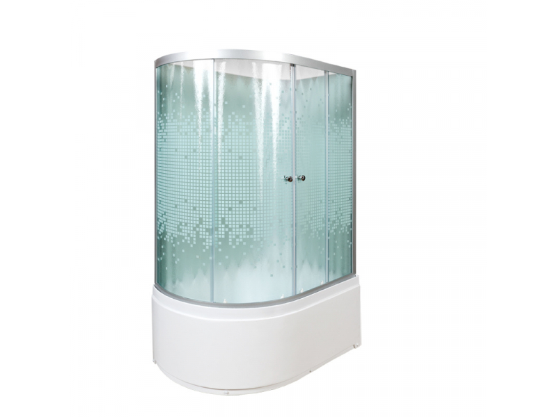 Купить Душевая кабина Deto L 920 N, 120 x 80 см, без крыши, с гидромассажем