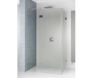 Душевой уголок Riho SZ Scandic NXT X203, 97x77x200 см, цвет профиля черный, стекло прозрачное, левый/правый