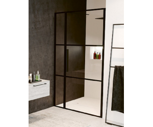Душевая дверь в нишу Riho Grid XL GB104, GB1110000, 110 х 200 см с фиксированной частью 30 см