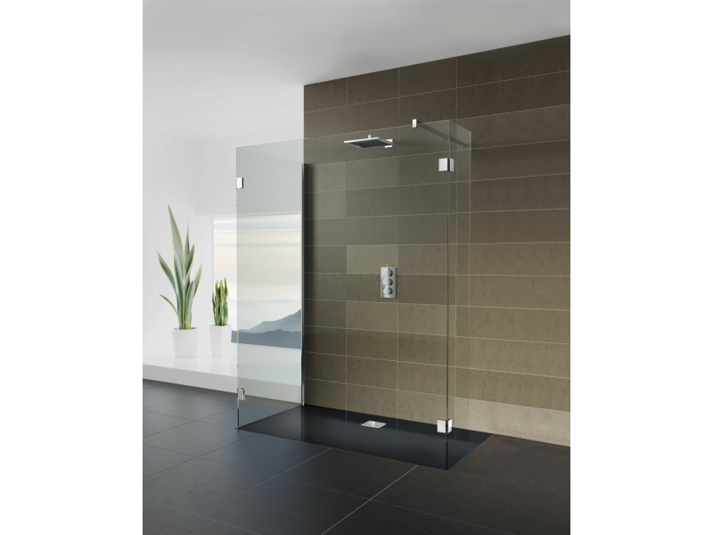 Купить Душевой поддон Riho Basel 412 90 x 90 см DC221600000000S акриловый, квадратный, цвет черный глянцевый