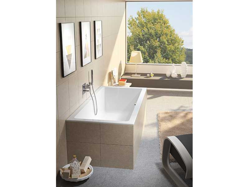Купить Ванна акриловая Riho Lugo Velvet 190 x 90 см BT0510500000000, с тонким бортиком, цвет белый матовый