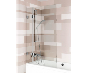 Шторка для ванны Riho VZ Scandic NXT X109V, 95x150 см, цвет профиля хром, стекло прозрачное, левая/правая