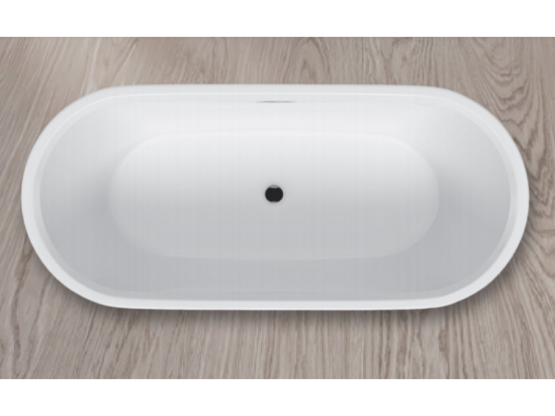 Купить Ванна акриловая Riho Inspire 160 x 75 x 60 см, BD10105, отдельностоящая, белый матовый