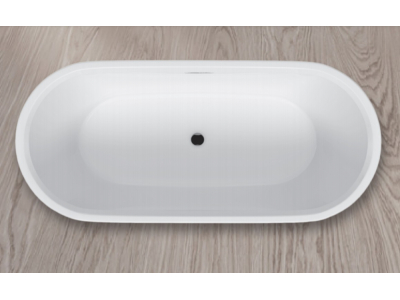 Ванна акриловая Riho Inspire 160 x 75 x 60 см, BD10105, отдельностоящая, белый матовый