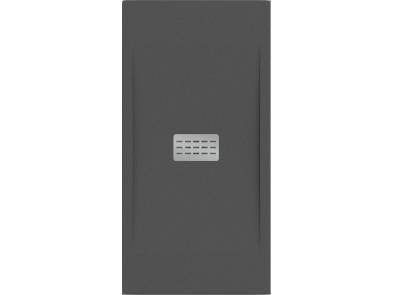 Купить Поддон литьевой Bas Flow 160 x 80 см, ЛП00131, черный (pure black)