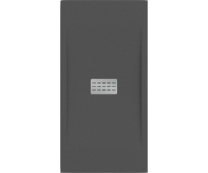 Поддон литьевой Bas Flow 160 x 80 см, ЛП00131, черный (pure black)