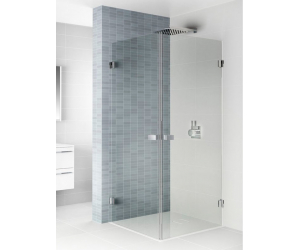 Душевой уголок Riho SZ Scandic NXT X209, 97x77x200 см, цвет профиля черный, стекло прозрачное, левый/правый, GX12042B0