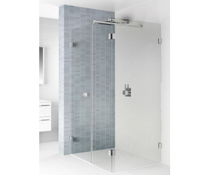 Душевой уголок Riho SZ Scandic NXT X204, 97x97x200 см, цвет профиля черный, стекло прозрачное, левый/правый
