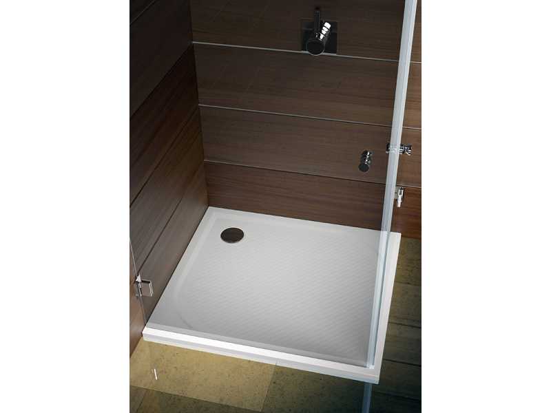 Купить Поддон душевой Riho Kolping 90 x 90 см, DB21, из искусственного камня с сифоном и ножками
