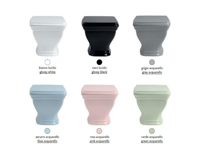 Купить Раковина ArtCeram Civitas CIL001 34; 00, подвесная, цвет - grey acquarello (серый), 68 х 49,5 х 22 см