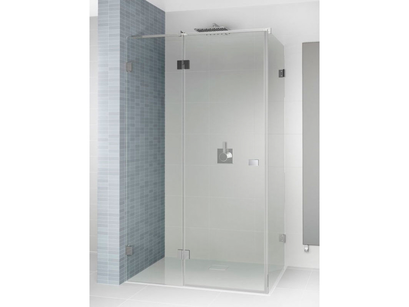 Купить Душевой уголок Riho SZ Scandic NXT X203, 97x97x200 см, цвет профиля черный, стекло прозрачное, левый/правый