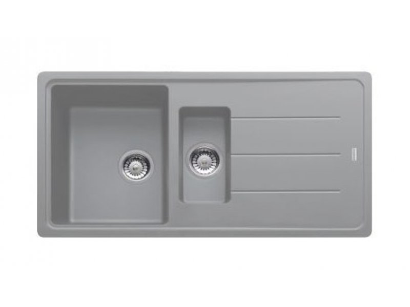 Купить Мойка Franke BASIS BFG 651, 114.0313.262, гранит, установка сверху, оборачиваемая, цвет миндаль, 97*50 см