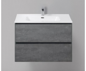 Тумба под раковину BelBagno Pietra PIETRA-800-2C-SO-SCM, 80 х 46 х 55 см, цвет серый (stucco cemento)