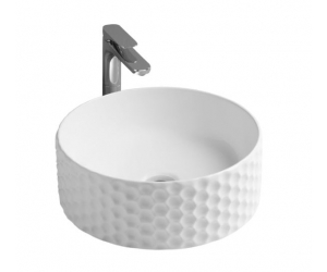 Раковина ArtCeram Esagono OSL013 01; 00, накладная, цвет - белый глянцевый, 40 х 40 х 14,5 см