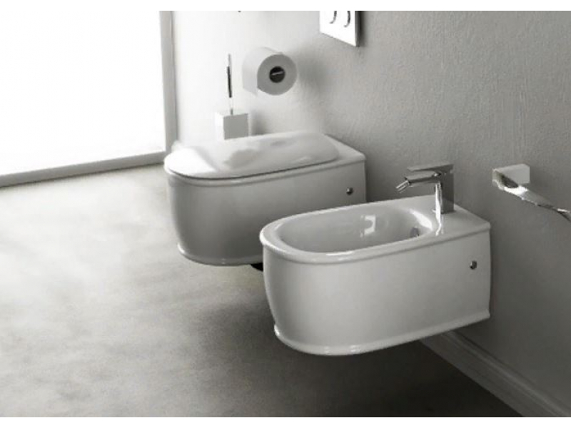 Купить Биде Artceram Azuley AZB001 03; 00, подвесное, цвет - черный глянцевый