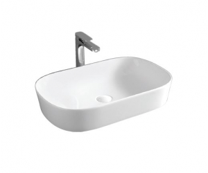 Раковина ArtCeram Ghost GHL002 01; 00, 65 х 41.5 см, белый глянцевый