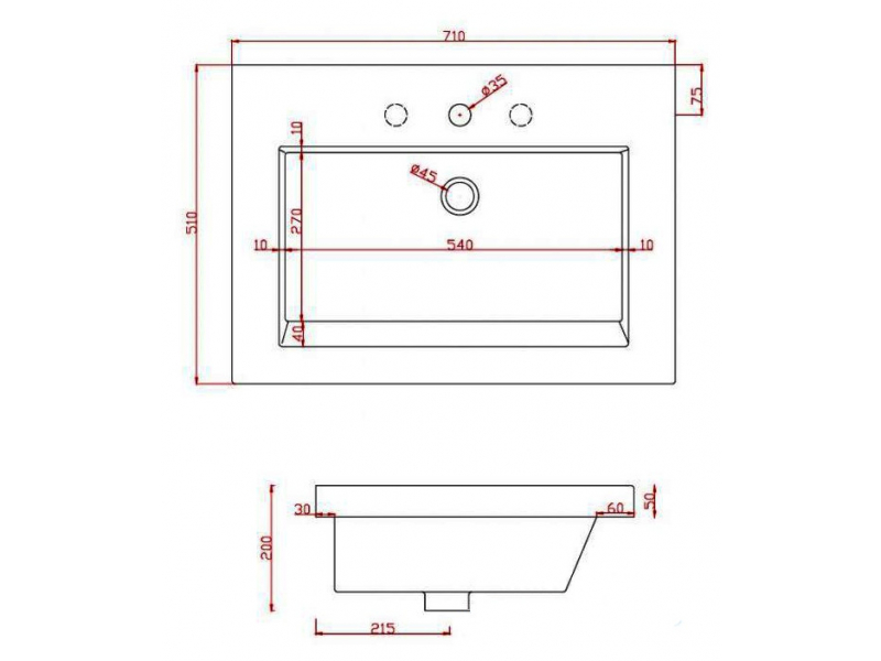 Купить Раковина ArtCeram Gap 71 GPL002 01;00