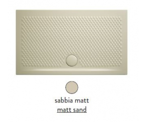 Поддон ArtCeram Texture 120 х 70 х 5,5 см, PDR020 26; 00, прямоугольный, цвет - verde matt (светло-зеленый), из искусственного камня