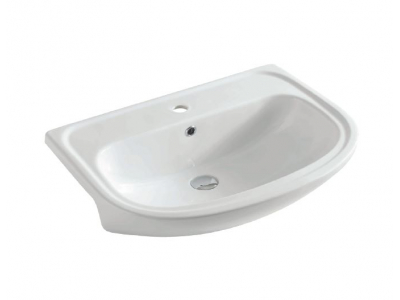 Раковина ArtCeram Apollo APL001 01; 00, полувстраиваемая, 66 х 49 х 20 см