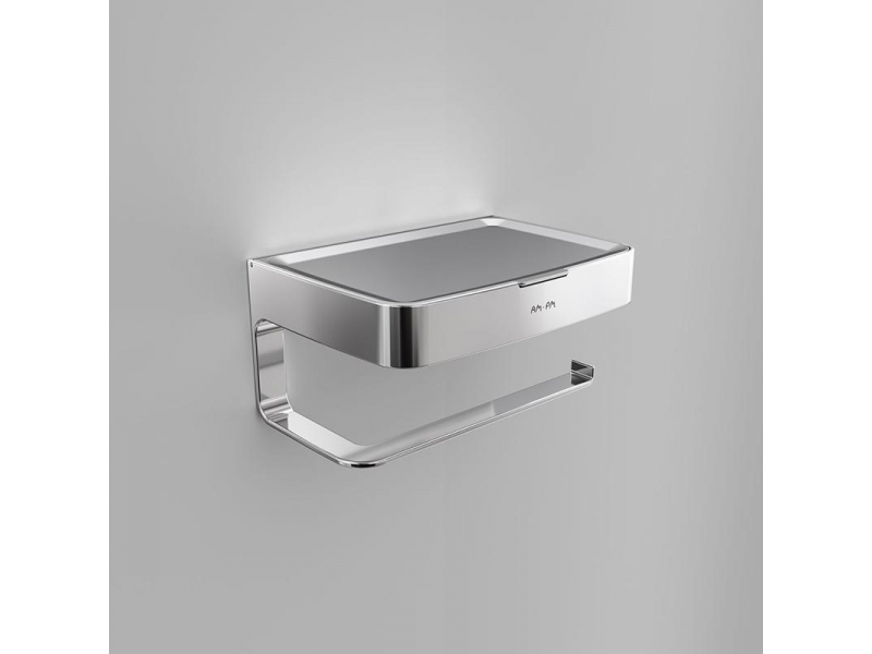 Купить Держатель для туалетной бумаги Am.Pm Inspire 2.0 A50A341500 с коробкой и подставкой под телефон