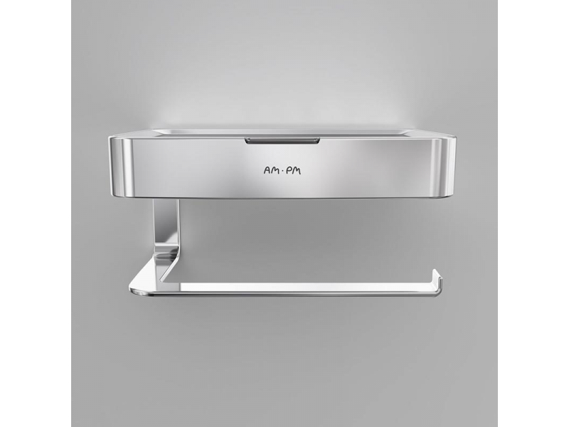 Купить Держатель для туалетной бумаги Am.Pm Inspire 2.0 A50A341500 с коробкой и подставкой под телефон
