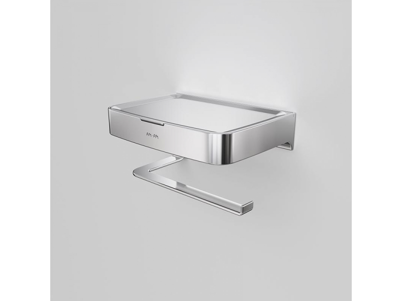 Купить Держатель для туалетной бумаги Am.Pm Inspire 2.0 A50A341500 с коробкой и подставкой под телефон