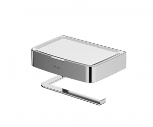 Держатель для туалетной бумаги Am.Pm Inspire 2.0 A50A341500 с коробкой и подставкой под телефон