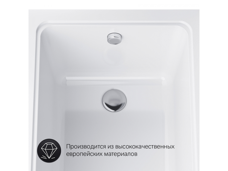 Купить Ванна акриловая Am.Pm Gem 170x70 см A0 W90A-170-070W-A