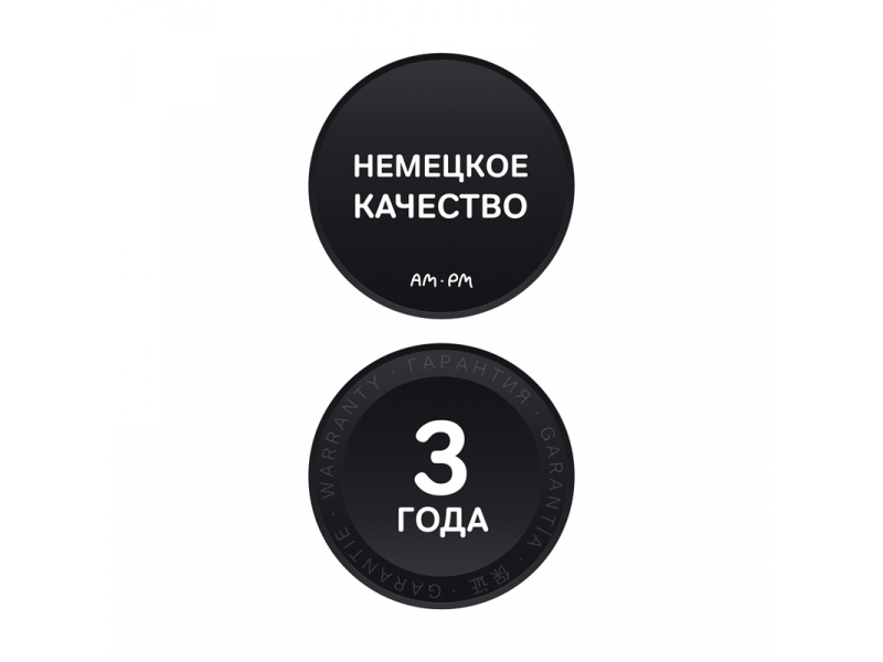 Купить Тумба под раковину Am.Pm Gem 75 см M90FHX07522WG подвесная с 2 ящиками, цвет белый