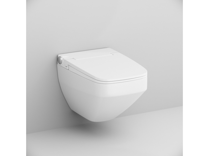Купить Подвесной безободковый унитаз Am.Pm Inspire 2.0, с электронной крышкой-биде, CCC50A1700SC