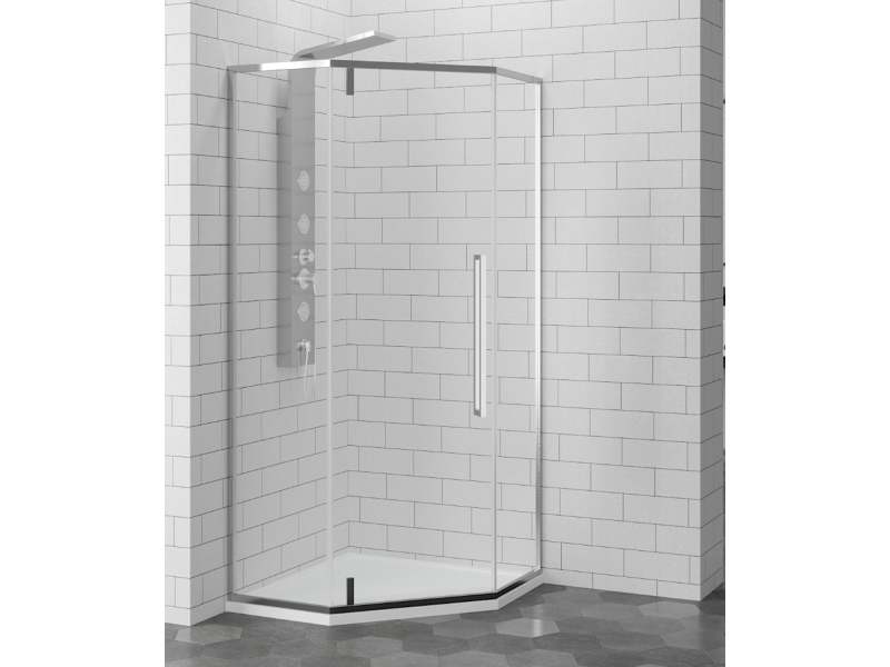 Купить Душевой уголок RGW SV-81 32328100-11 100 х 100 см трапеция, хром