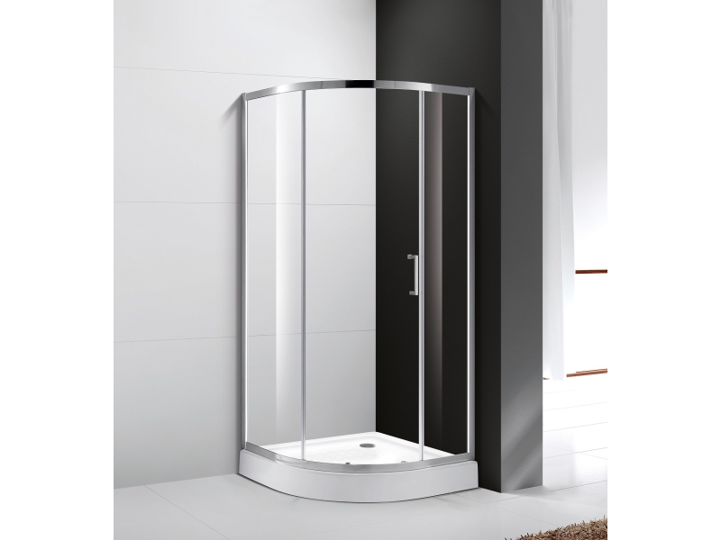 Купить Душевой уголок Cezares Molveno-R-1-100-C-Cr-IV, 100 х 100 см, стекло прозрачное, хром
