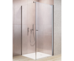 Душевой уголок Radaway EOS KDJ I 90/R, 90 х 90 см, стекло прозрачное, профиль хром, дверь правая, 137503-01-01R