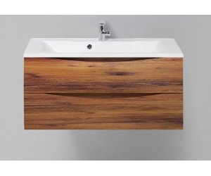 Тумба под раковину BelBagno Marino MARINO-1000-2C-SO-RC-P, 100 х 44,5 х 55 см, Rovere Ciliegio - коричневый