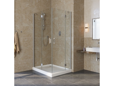 Душевой уголок Vegas Glass AFA-F Lux, 120 x 90 x 199.5 см, профиль матовый хром, стекло прозрачное