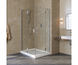 Душевой уголок Vegas Glass AFA-F Lux, 120 x 90 x 199.5 см, профиль матовый хром, стекло прозрачное