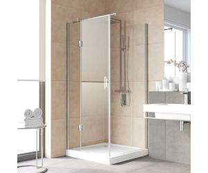 Душевой уголок Vegas Glass AFP-Fis Lux, 100 x 90 x 199.5 см, профиль глянцевый хром, стекло прозрачное